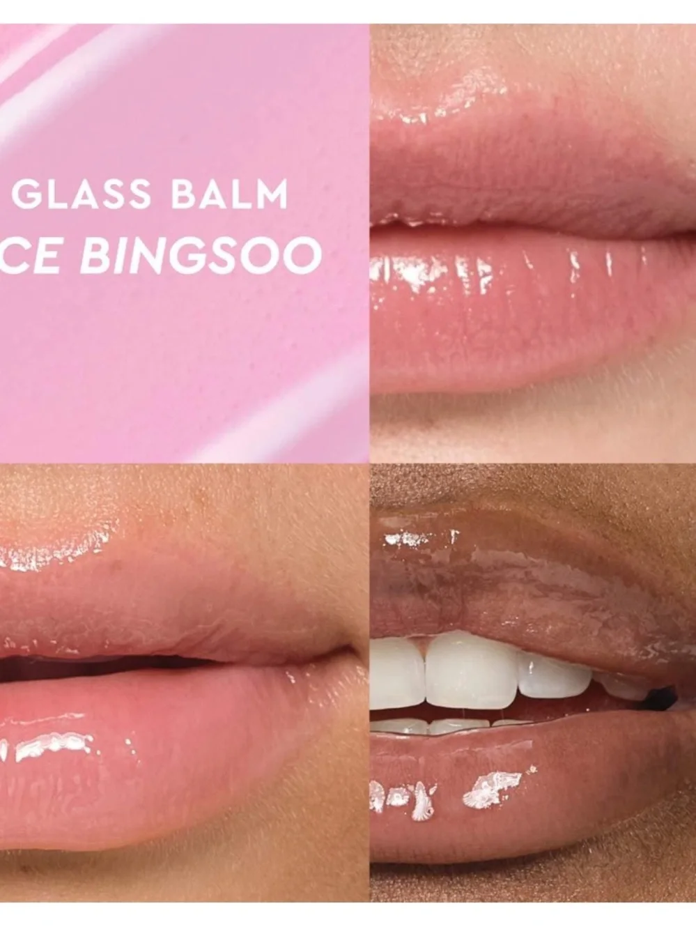 🌻 Glow Recipe Glass Balm Ice Bingsu Lip Balm New FullSz